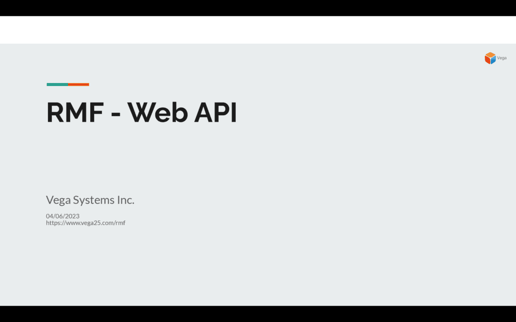 RMF Web API Usage