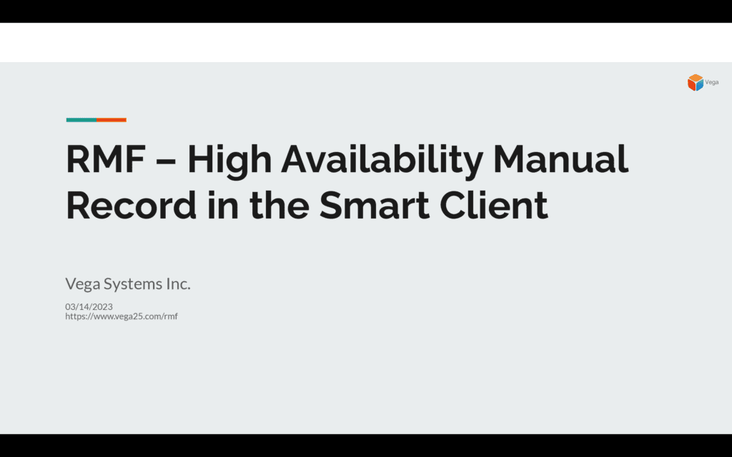 Start or Stop High Availability Recording in the Smart Client