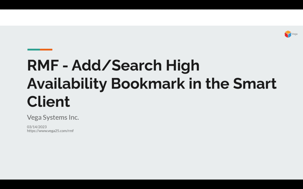 Add A High Availability Bookmark & Search Bookmarks