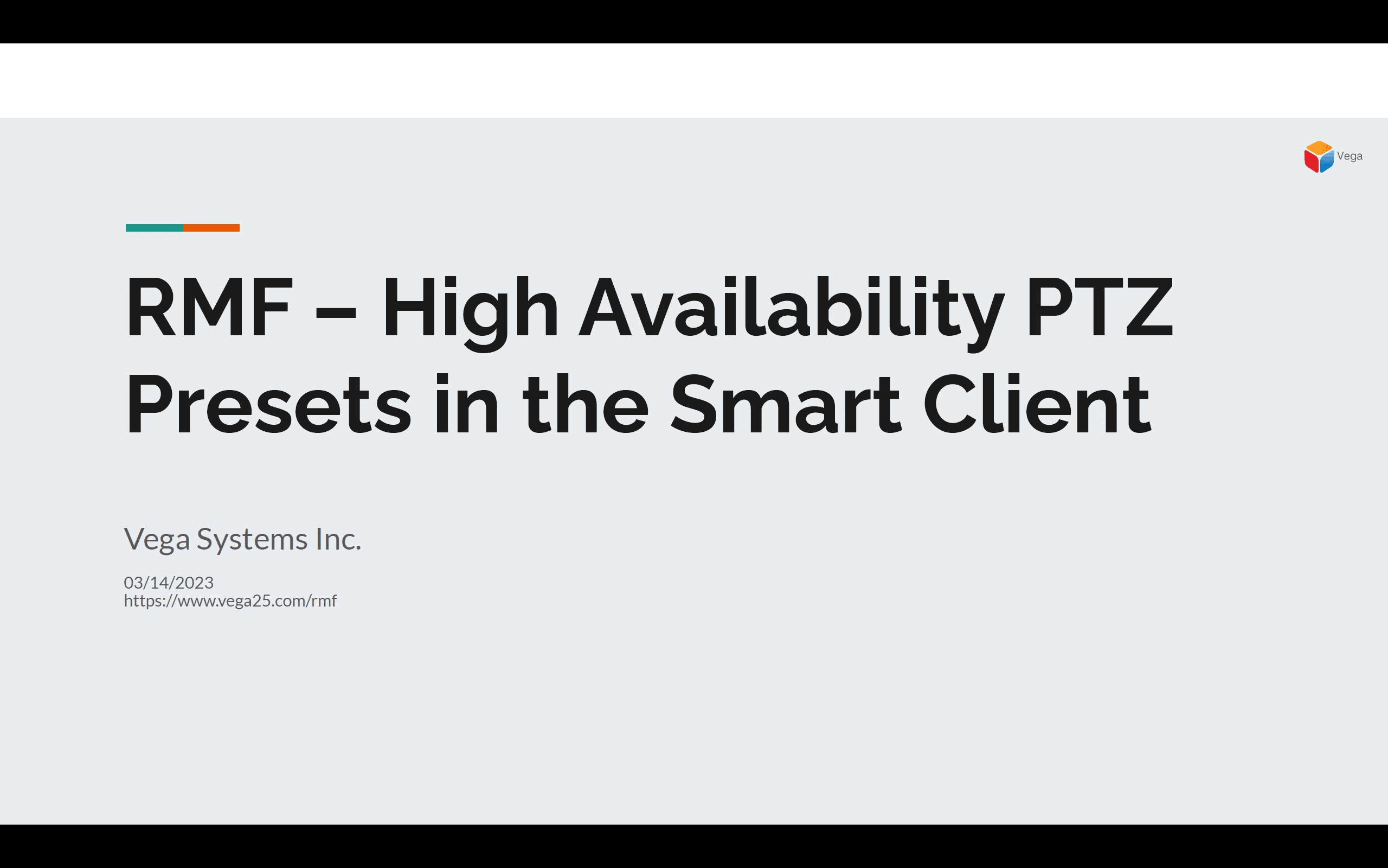 High Availability PTZ Presets in the Smart Client
