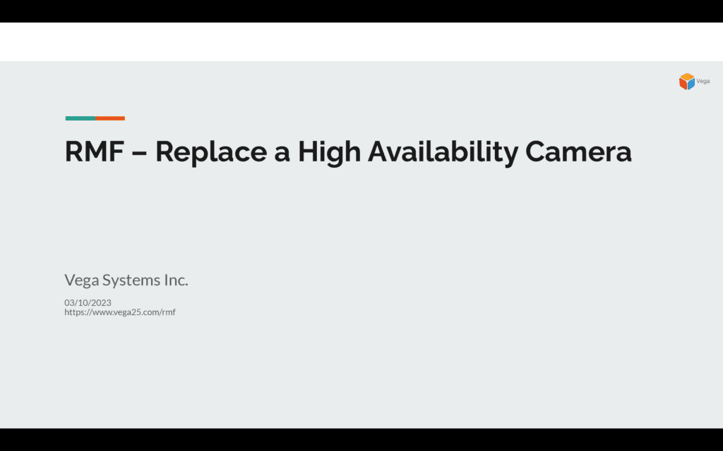 Replace a High Availability Camera