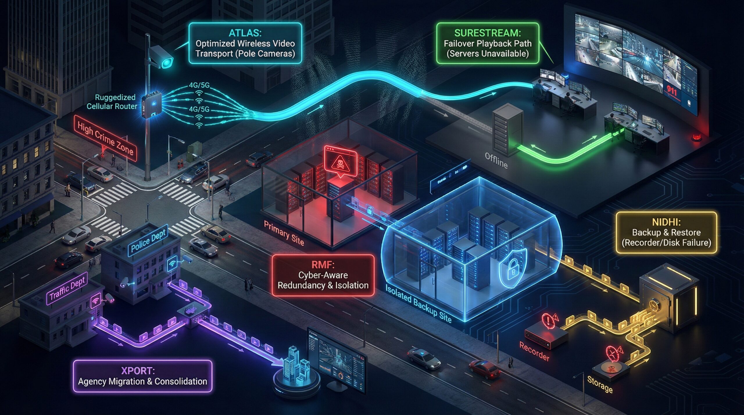 Safe City Zones Diagram Placeholder