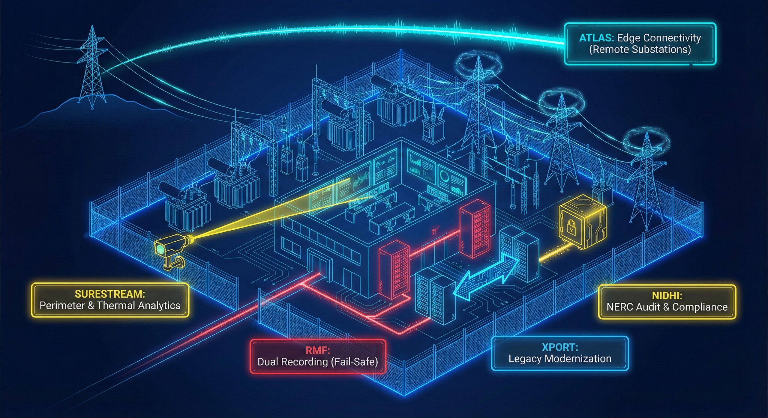 Critical Infrastructure Architecture Diagram